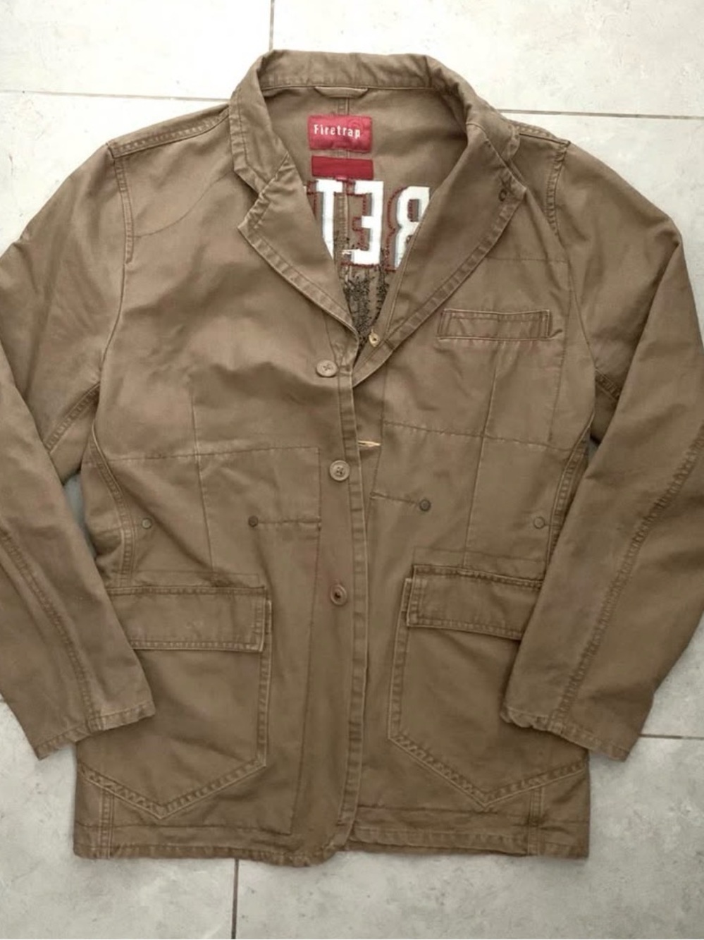 Vintage UK Military Blazer Jacket